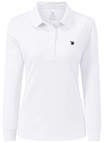 AIRIKE Golf Polo Shirts for Women Long Sleeve Colourful Quick-Dry Workwear & Activewear-Womens Athletic Apparel