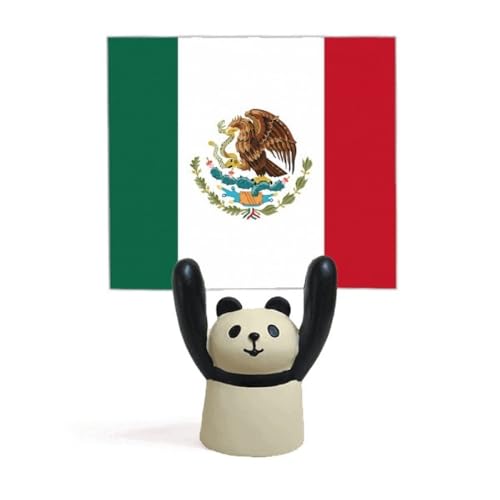 Support pour mémo panda mexicain en résine pour bureau et photos