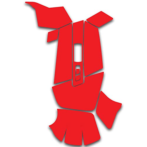 MightySkins Skin Compatible with Logitech G502 X Plus - Solid Red | Protective, Durable, and Unique Vinyl Decal wrap Cover | Easy to Apply, Remove, and Change Styles | Made in The USA