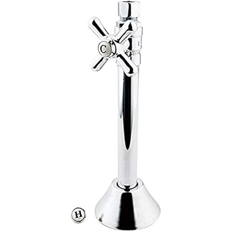 Kingston Brass cc83251 X Vintage 1/2-inch sudor 3/8-inch Od 12,7 cm extensión Cruz mango Cover