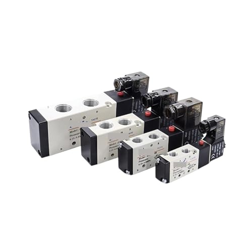 Électrovanne pneumatique 4V230C-08 distributeur 3 positions 24V - 7