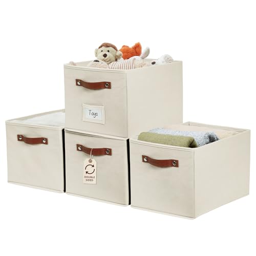 DECOMOMO Storage Baskets for Shelves - Large...