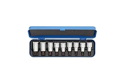 Gedore ITX19PM Screwdriver Bit Socket Set 1/2 9 Pcs