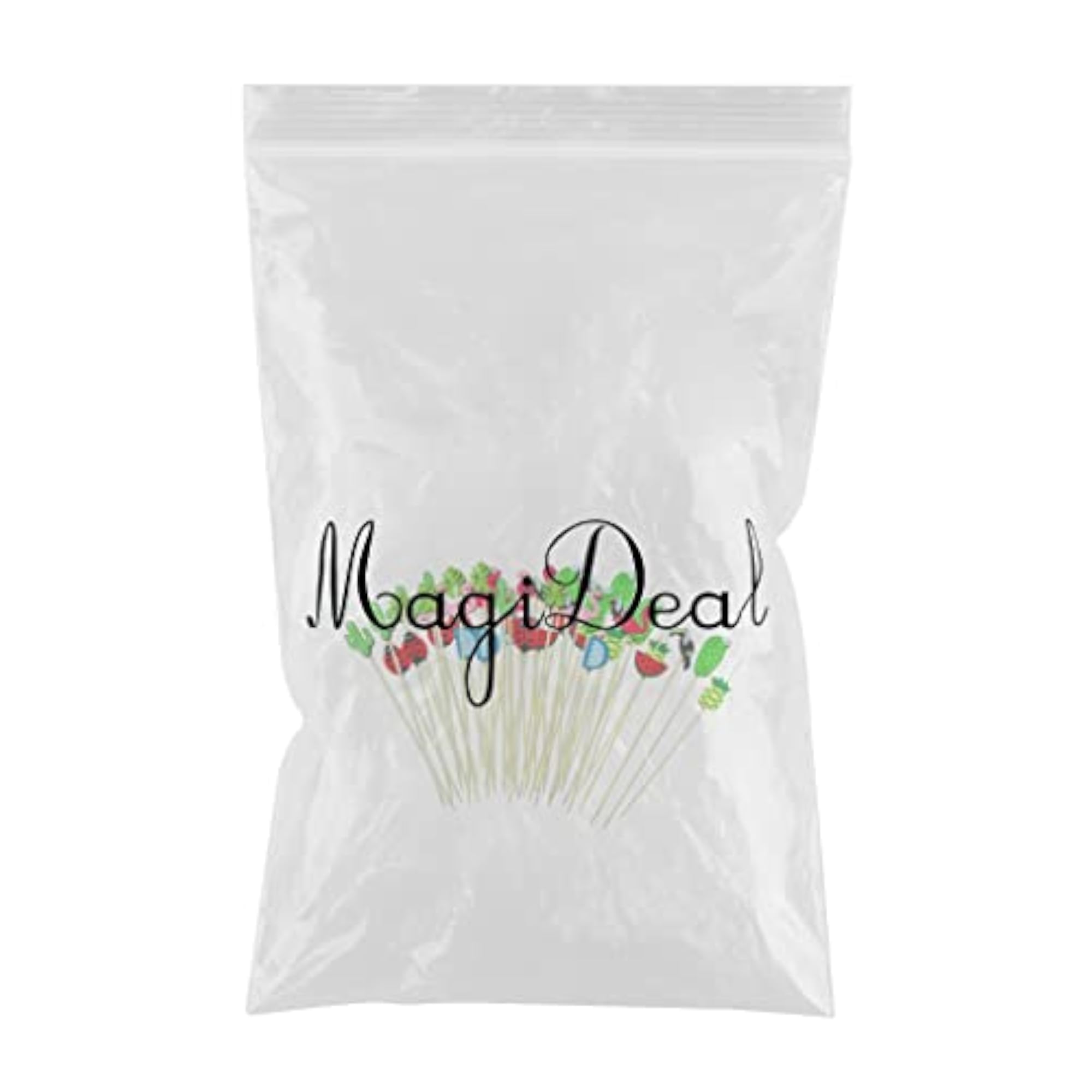 Snowflake Shape Fruit Food Picks, 50pcs Set