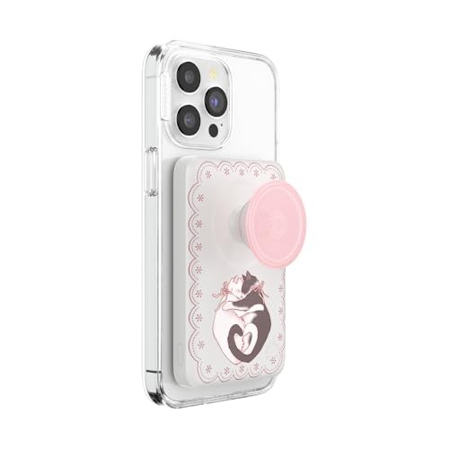 Image of PopSockets PowerPack for MagSafe, Magnetic Power Bank, Portable Phone Charger, Cat - Cat Lovers Power