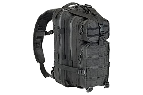 Defcon5 Mochila táctica militar de 35 l, color negro, compacta y ligera, gran capacidad, para supervivencia, camping, senderismo, etc.