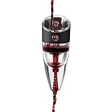 Alchemi by Viski Adjustable Wine Aerator with Stand - Simulates 6 Hours Decanting, BPA-Free Plastic and Stainless Steel - Matte Black Set of 1