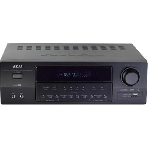 Akai AV receiver 30 W 5.1 channels Surround Black