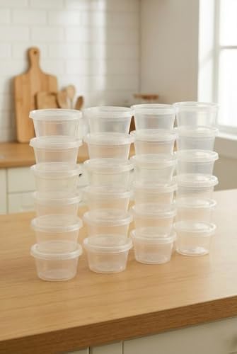 Orret Home 50 Adet 120 ml Saklama Kabı – 4 oz Kemik Suyu, İlik Suyu, Anne Sütü, Sos ve Püre Saklama Kabı, Dondurucu Uyumlu Buzluk Kabı, Sızdırmaz Kapaklı - Görsel 2