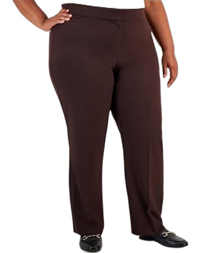 Plus & Petite Plus Size Curvy-Fit Straight-Leg Pants