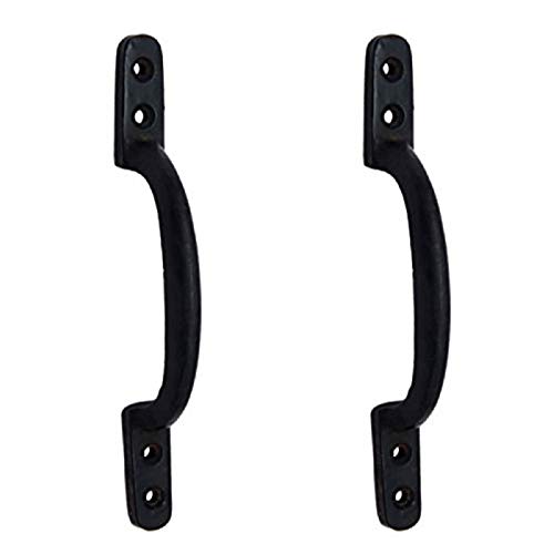 Adonai Hardware Nicanor Black Antique Iron Door Pull (Supplied as 2 Pieces per Pack) - Black Powder Coated (B01EQHVKAG) Amazon Price History, Amazon Price Tracker