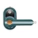 NHQZ Mini ferro da stiro da viaggio pieghevole, pratico ferro da stiro portatile, piccolo generatore di vapore verticale per uso domestico, 25 W. immagine