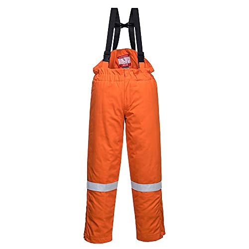 Cotte à bretelles ignifugée matelassée Portwest vêtement de travail hiver antistatique