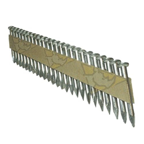 Clavos galvanizados lisos de 1 1/2 pulg x .131 pulg para colocación positiva, 1000 unidades miniatura 1