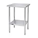 TRINITY EcoStorage NSF Stainless Steel Table, 24-Inch