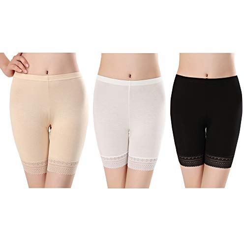 losolese Culotte gainantes Gaine Amincissante Ventre Plat Panty Gainante Femme (Noir/Blanc/Beige) 3 Paquet Cover