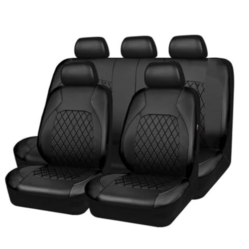 Housses de siège voiture pour Ford Kuga MK1 2008-2013, ensemble complet de 9 pièces noir