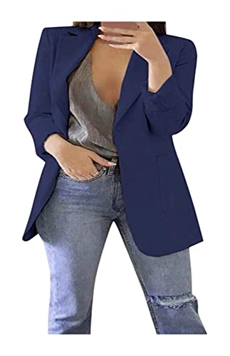 Veste de costume pour femmes affaires décontracté manches longues bureau