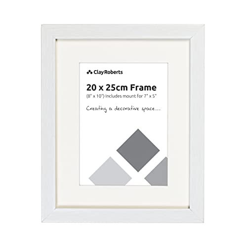 Picture Frame 8 x 10, White, Pack of 3, Freestanding and Wall Mountable, 20 x 25 cm, 10x8 Picture Frames - Image 3