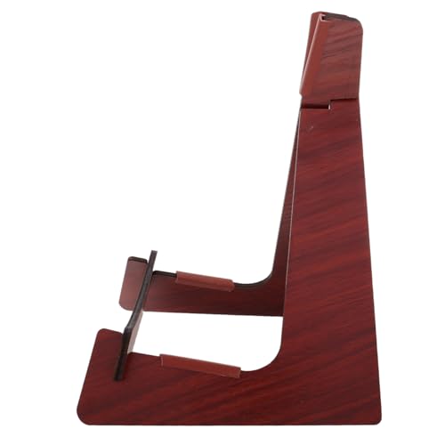 PRETYZOOM Folding Violin Stand Portable Guitar Stand Mandolin Mount Wooden Violin Mount Secure Floor