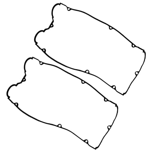 Image of VS50386 Engine Valve Cover Gasket Set Replacement for Hyundai XG300 XG350 Santa Fe Kia Amanti Sedona Sorento 3.0L 3.5L V6 24V, 2 Valve Cover Gaskets, 2 Spark Plug Tube Seals.