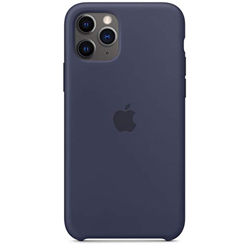 Image of (Open Box) Apple iPhone 11 Pro Silicone Case - Midnight Blue - MWYJ2ZM /A