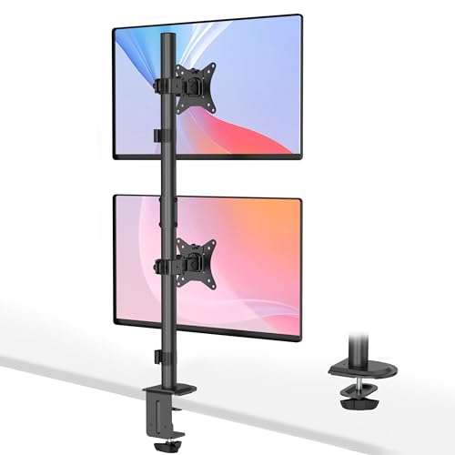 Amazon.co.jp: WORLDLIFT モニターアーム 上下2画面 縦 デュアル