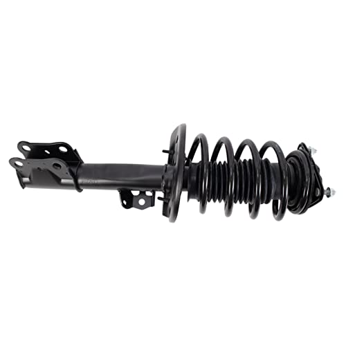 Image of TRQ Front Driver and Passenger Side Strut and Spring Assembly Set | For 15-22 Ford Mustang EcoBoost 15-22 Mustang GT 19-20 Bullitt 21-22 Mach 1