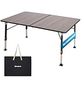 KingCamp アウトドア テーブル 折りたたみ キャンプ テーブル 高さ調節 KingCamp アウトドアテーブル折りたたみキャンプテーブル高さ
