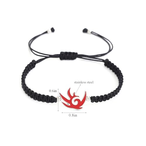 Red Hedgehog Necklace Game Pendant Cosplay Necklaces Stainless Steel Chain Trendy Statement Inspired Jewelry3