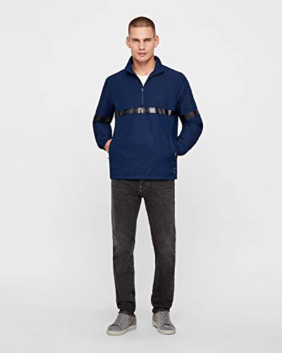 Sudadera Under Armour Sport Style Woven para hombre con cremallera un medio en color negro 3