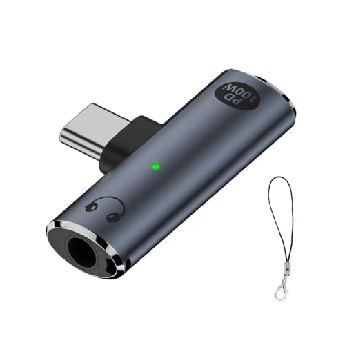 vO&vC USB C - 3.5mm WIA_v^ RlN^Ro[^ Xgbvt X}[gtHp NAȃTEh ^тȒP wbhtHA_v^