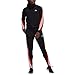 adidas GT3705 Damen Sportswear Teamsport Trainingsanzug, Black/Vivid Red, L