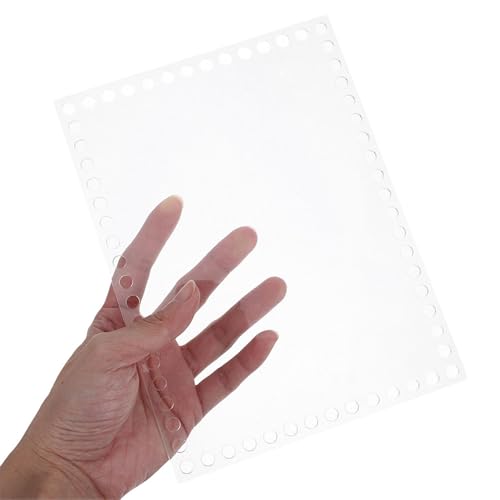 Base acrylique transparente rectangulaire anti-déformation DIY - 5