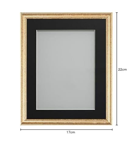 Frame Company Beatrice Range Gold Ornate Wooden Picture Frame With Black Mount - Image 2