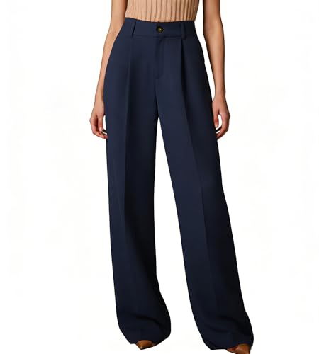 Pantalon de bureau femme taille haute confortable contre la chaleur