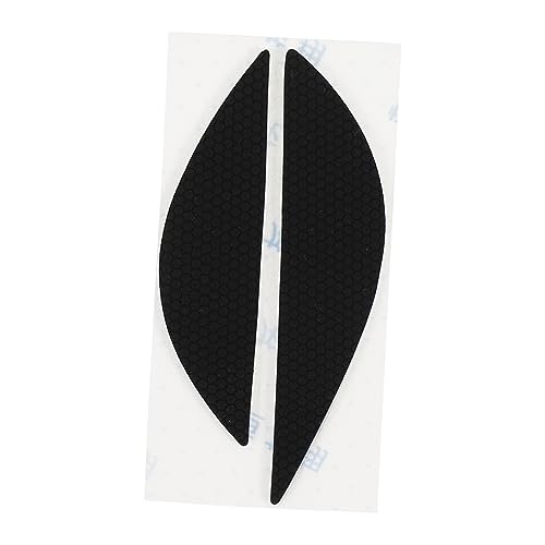 SEWACC 1 ペア マウスパッド コンピュータアクセサリ キーボード ゲーミングマウス コンピュータスタンド 有線 ーの コード付き シリカゲル Black