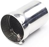 Exhaust Baffle Silencer Exhaust DB Killer Silencer Muffler Fit for 1.9 inch Motorcycle Exhaust Pipe