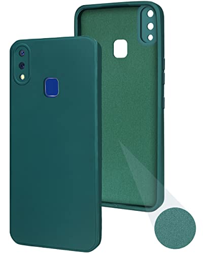 Image of Jkobi Back Cover Case for Vivo Y95 | Vivo Y93 | Vivo Y91 (Inside Fiber Cloth | Smooth Matte Finish | Elegant Professional Look |Green)