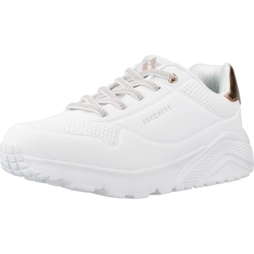 Skechers Uno Lite - Scarpe da Ginnastica Ragazze, White,