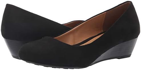 CL by Chinese Laundry Women's Marcie Wedge Pump, Black Super Suede, 8.5 M US | Image 6