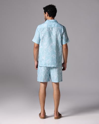 Image of Leriya Fashion Night Dress for Men || Rayon Multi Printed Night Dress for Men || Summer & Beach Wear for Men || Sleepwear Pajama Set for Men || Coord Set for Men