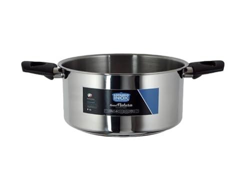 Casseruola in Acciaio Inox anche Induzione Natura 30 cm Lopardo
