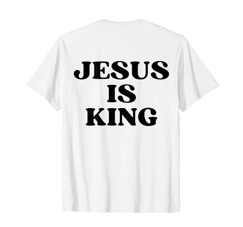 JESUS IS KING - Christian Faith Minimalistic Camiseta