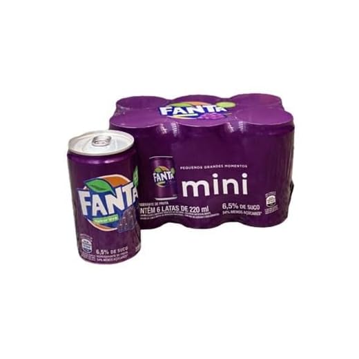 Pack de FANTA UVA LT 220ML 6 unidades