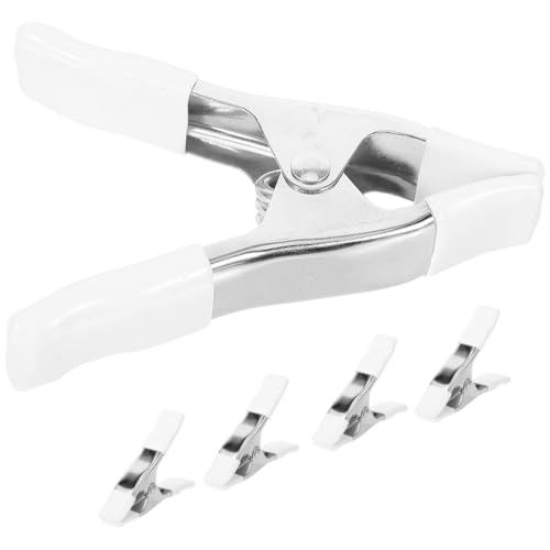 WOONEKY 5pcs A-shaped Clip Spring Clip Small Clamps Spring Clips Greenhouse Clamps Background Clamps Backdrop Clamps Clothespins Chip Clips Video Studio Clamp Backdrop Support Clamp Pvc