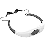 GDreamer Waterproof Mp3 Player Earphones 8GB Swimming Headset Under Water Music Player for Swimming,Surfing,Diving-WhiteG