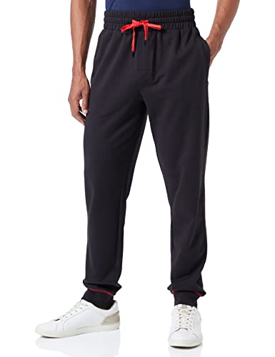 HUGO Hommes Monologo Pants Bas de survêtement en Molleton de Coton avec Logo carré