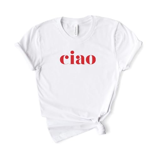 Ciao - Ciao Shirt - Hello - Italy Shirt - Ciao T-shirt - Italian Shirt - Ciao Bella - Italian Hello Shirt - Softstyle Unisex Shirt
