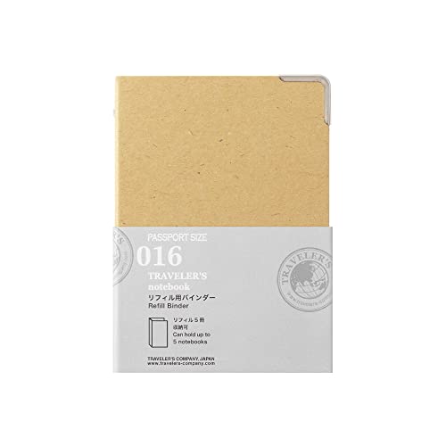 Recambio para portátil Traveler's Passport Size y archivador Refill Binder 016 de hojas intercambiables